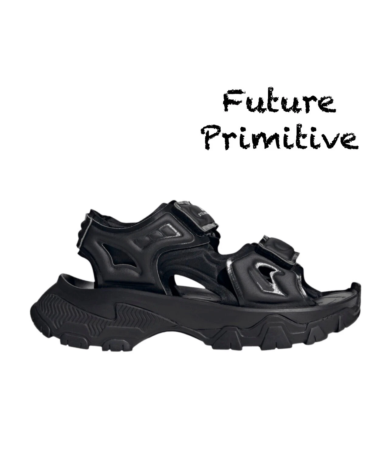 Sandali outdoor Adidas donna HIKA by Stella McCartney taglia 9 neri nuovi con scatola