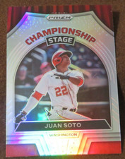 10524 2022 PRIZM CHAMPIONSHIP STAGE JUAN SOTO #CS7 SILVER