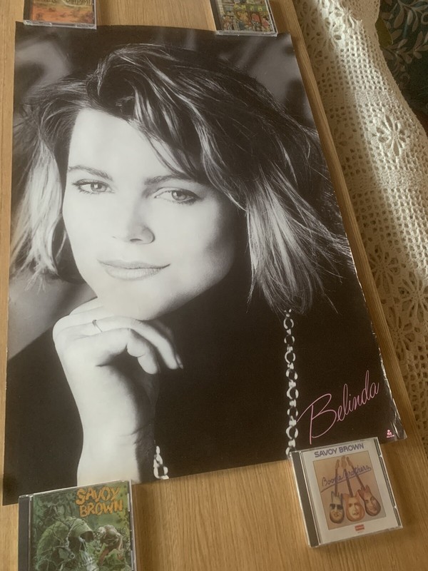Belinda Carlisle 1986 Debut Promo Poster  The Go-Go’s