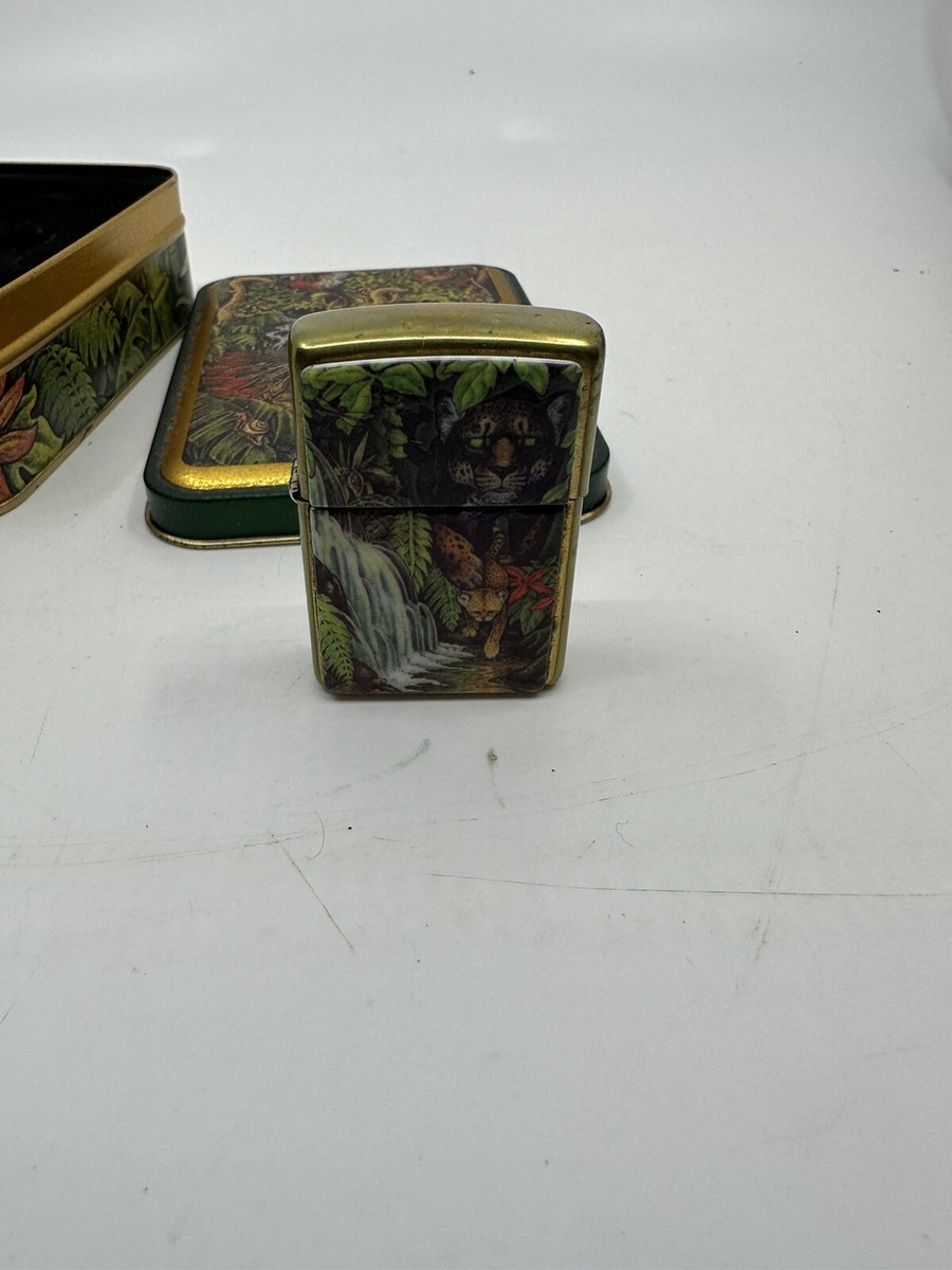 1995 Zippo Mysteries of the Forest Limited Edition Used Lighter