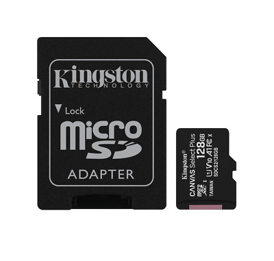 Kingston Canvas Select Plus microSD Memory Card, Android Performance SDCS2/128GB