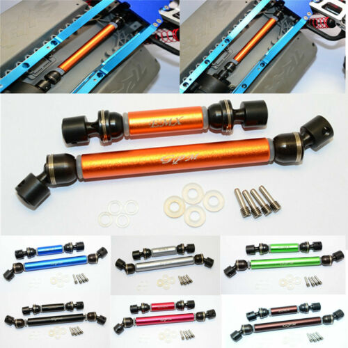 Aluminium Front+Rear Main CVD Shafts Drive for Traxxas 1/10 RC E-MAXX 2 EMX2037S - Picture 1 of 19