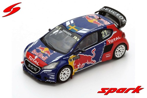 1/43 Peugeot 208 Red Bull  WRX World Rallycross  Canada 2016  Timmy Hansen - Afbeelding 1 van 3