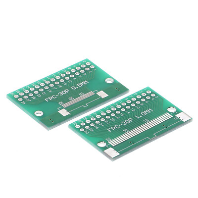 Adapterplatine FPC/FFC 30P zu DIP30 0.5mm / 1.0mm Doppelseitig SMD PCB 