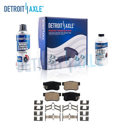 Rear Ceramic Brake Pad Kit for EL ILX Integra RSX TL TSX Vigor Accord Civic SX4