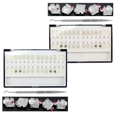 Dental Ormco Damon Ceramic Self Ligating Brackets Orthodontic Clear Roth MBT 022