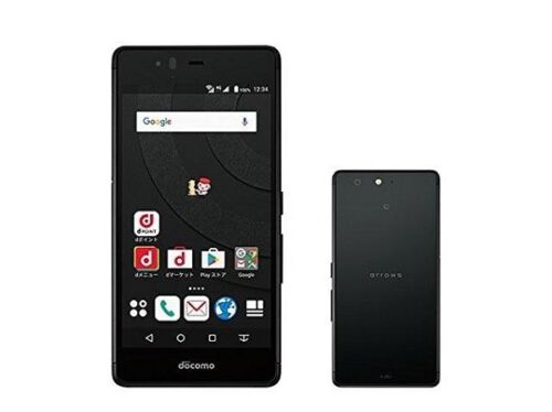 DOCOMO FUJITSU F-05J ARROWS BE METAL FRAME SLIM TOUGH ANDROID PHONE UNLOCKED BLK - Picture 1 of 4