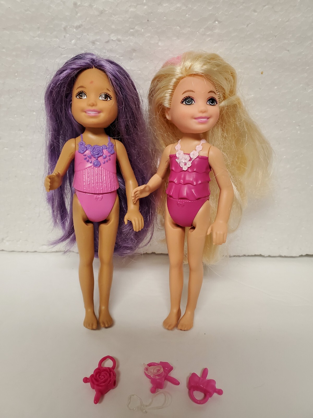 Lot 2 Endless Hair Charms Purple Blonde Pink