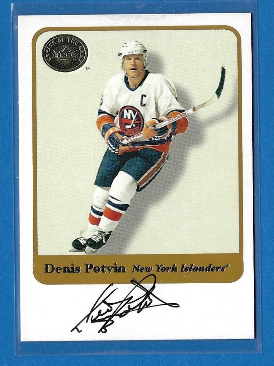 2001-02 Fleer Greats of the Game Autographs Denis Potvin Auto New York Islanders