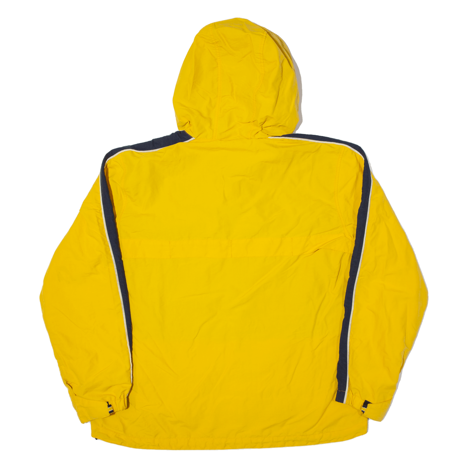 NAUTICA JEANS CO Mens Windbreaker Jacket Yellow Nylon Hooded XL eBay
