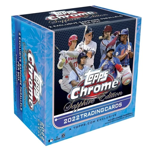 2022 Topps Chrome Baseball Sapphire Edition Hobby Box