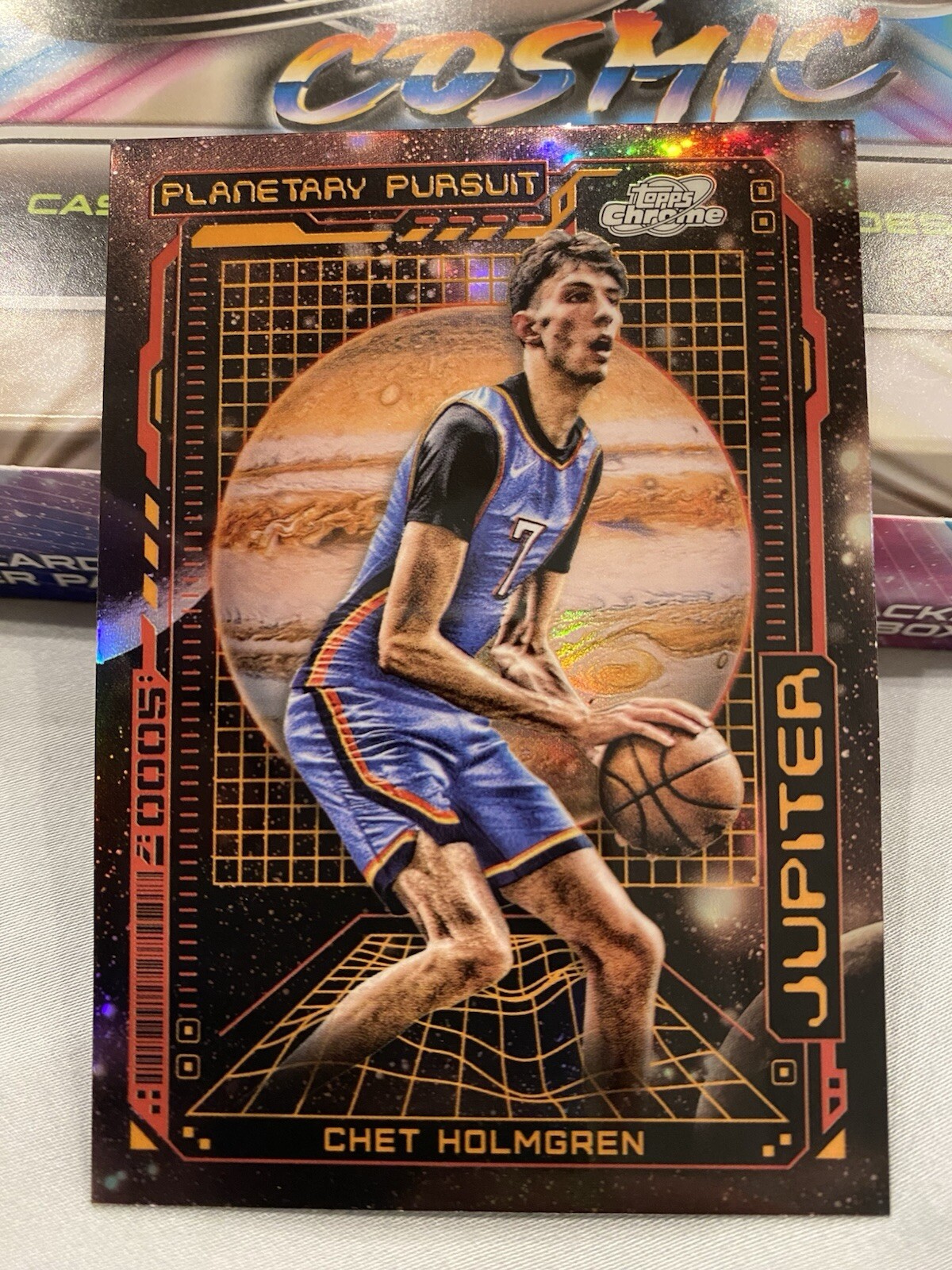 2023-24 Topps Cosmic Chrome Planetary Pursuit Chet Holmgren Jupiter 1:7,187 SSP