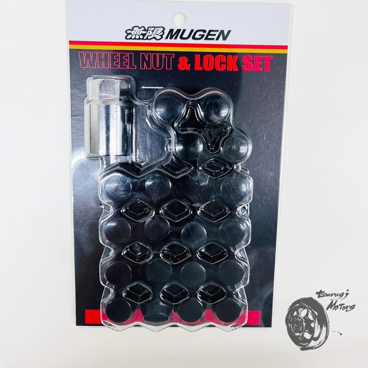 Honda Civic Type R FD2 MUGEN OEM Wheel Nut & Lock Set Black