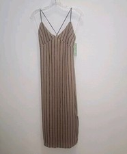 Derek Heart Stretchy Bodycon Spaghetti Strap Long Maxi  XL NEW Dress 