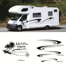 For Camper Rv Trailer Car Stripes Graphics Diy Vinyl Decals Stickers Waterproof For Camper Rv Trailer Car Stripes Graphics Diy Vinyl Decals Stickers Waterproof