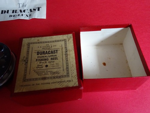 EINE GUT VERPACKTE VINTAGE S E COOKE 3 1/2" DURACAST LEICHTE MITTELSTIFTROLLE - Bild 10 von 11