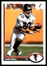 Andre Rison 1991 Upper Deck #173 Atlanta Falcons NFL READ FREE SHIP AutographDen