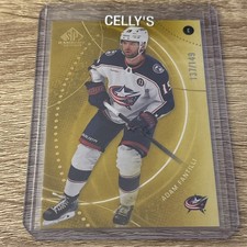 2025-26 SP Game Used Adam Fantilli Gold #/149 Blue Jackets