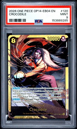 Crocodile graded PSA 9 for sale on eBay
