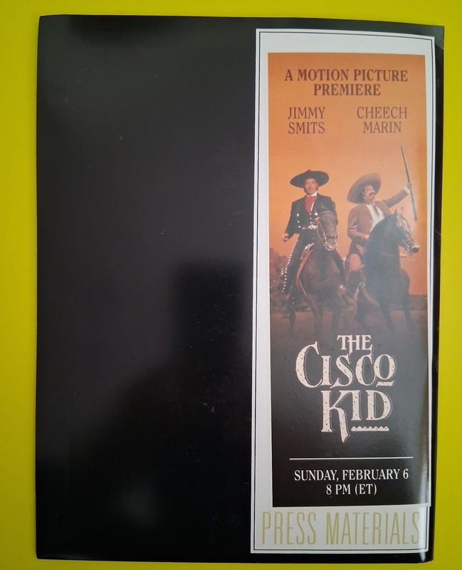 Original 1994 TNT The Cisco Kid Press Kit - Jimmy Smits, Cheech Marin