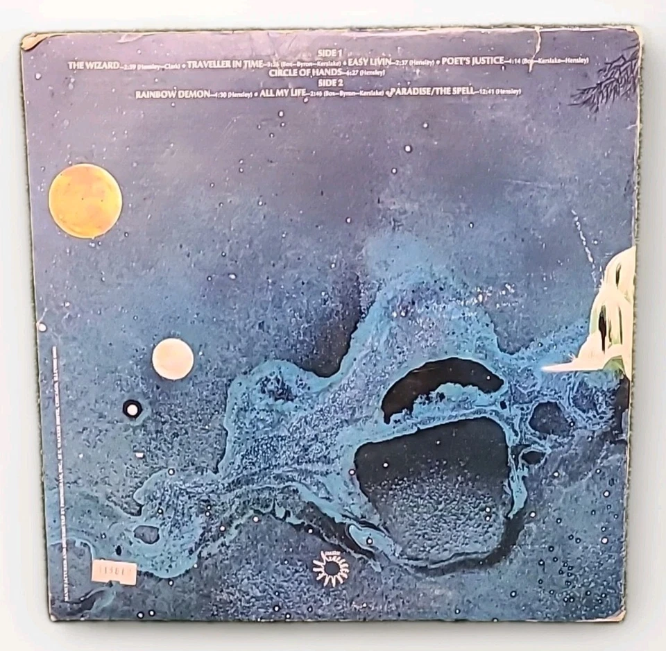 Uriah Heep Demons And Wizards 1972 LP Vinyl SRM-1-630 Mercury EX Vinyl Foto 2 de 4