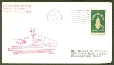 U S C G Reliance WPC-615 Commission postal cover 1964