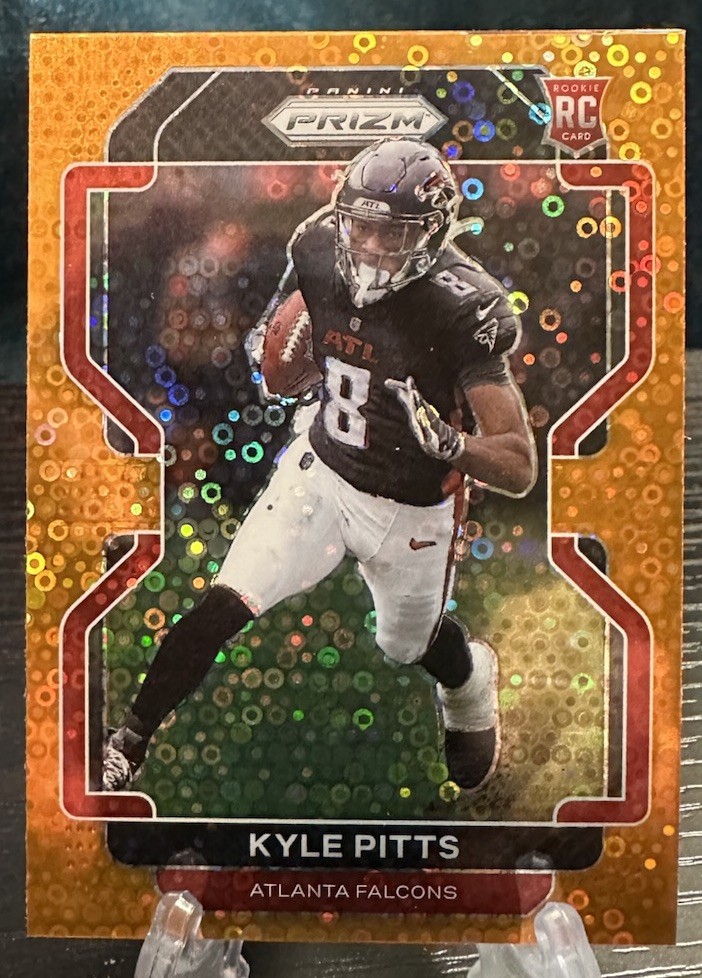 2021 Panini Prizm - Rookie Kyle Pitts #341 Disco Prizm (RC) Atlanta Falcons