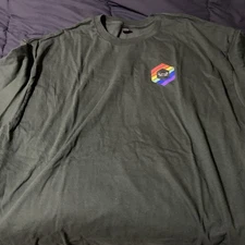 Wyld Pride Crop Top T Shirt RARE Size 3XL Green Wyld LGBTQ+ Logo 