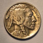 #1 Nicer Low Mintage very fine++ 1927 S Buffalo Head Nickel