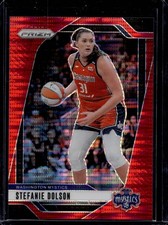 2024 Panini Prizm WNBA Stefanie Dolson #34 Red Pulsar Prizm /299