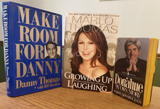 SIGNED Danny, Marlo Thomas & Phil Donahue 1st Ed. Memoirs - St. Jude!