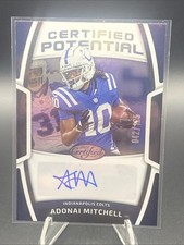 2025 Panini Certified Adonai Mitchell Certified Potential /125 Auto #CPS-AMI