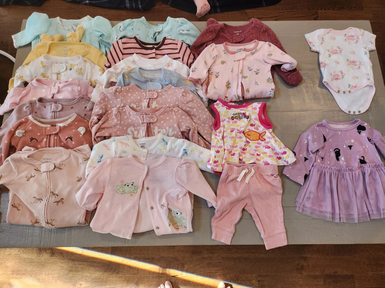 Baby Girl 3 Months and 0-3 month Clothing Lot Outfits