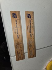 Vintage USPS Promotional Wood Ruler Sales Samples