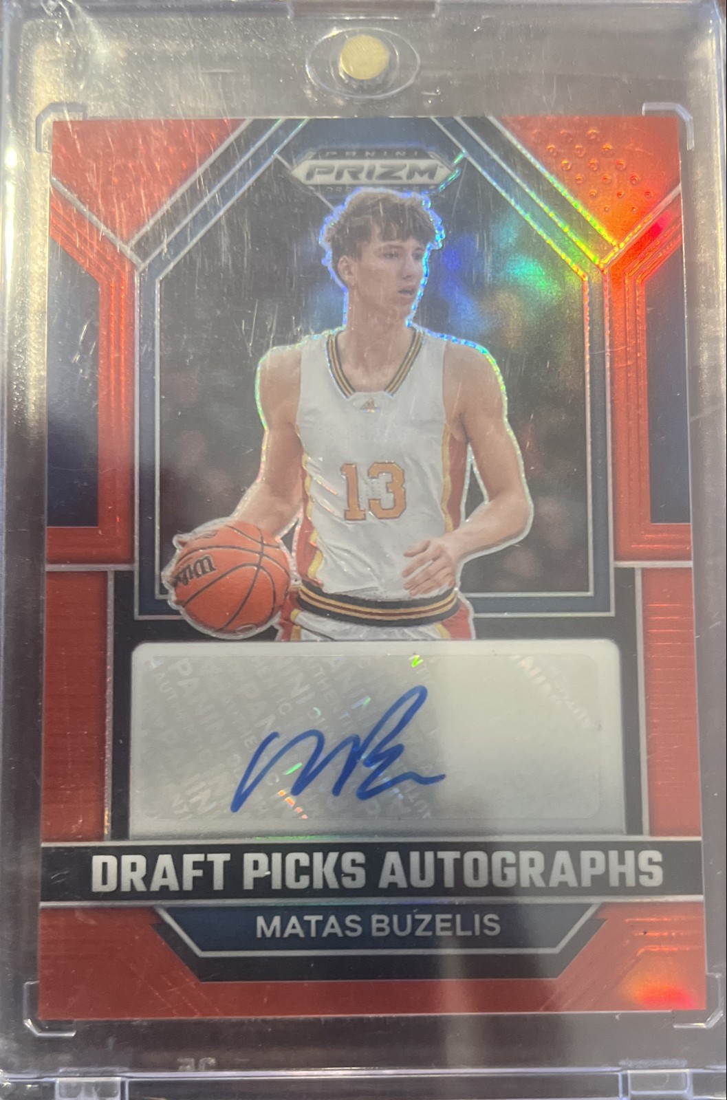 2023-24 Panini Prizm Draft Picks - Draft Picks Autographs Matas Buzelis #DPA-MBZ