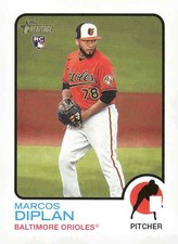 2022 Topps Heritage #617 Marcos Diplan