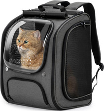 Cat Backpack Carrier, Large Space Cat Bubble Backpack, Breathable Cat Carrier, S