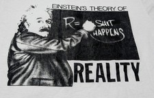 Preços baixos em Camisa Einstein Vintage em Camisetas Vintage