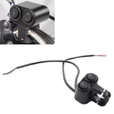7/8" ATV Dual Button On Off Switch Handlebar Headlight Fog Spot Light Motorcycle
