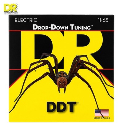 DR DDT7-11 7-String Drop Down Tuning Nickel Electric Guitar Strings 11-65