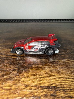 Hot Wheels Flight  03 Red Tuner Hatchback Spoiler Diecast Car Mattel 2002