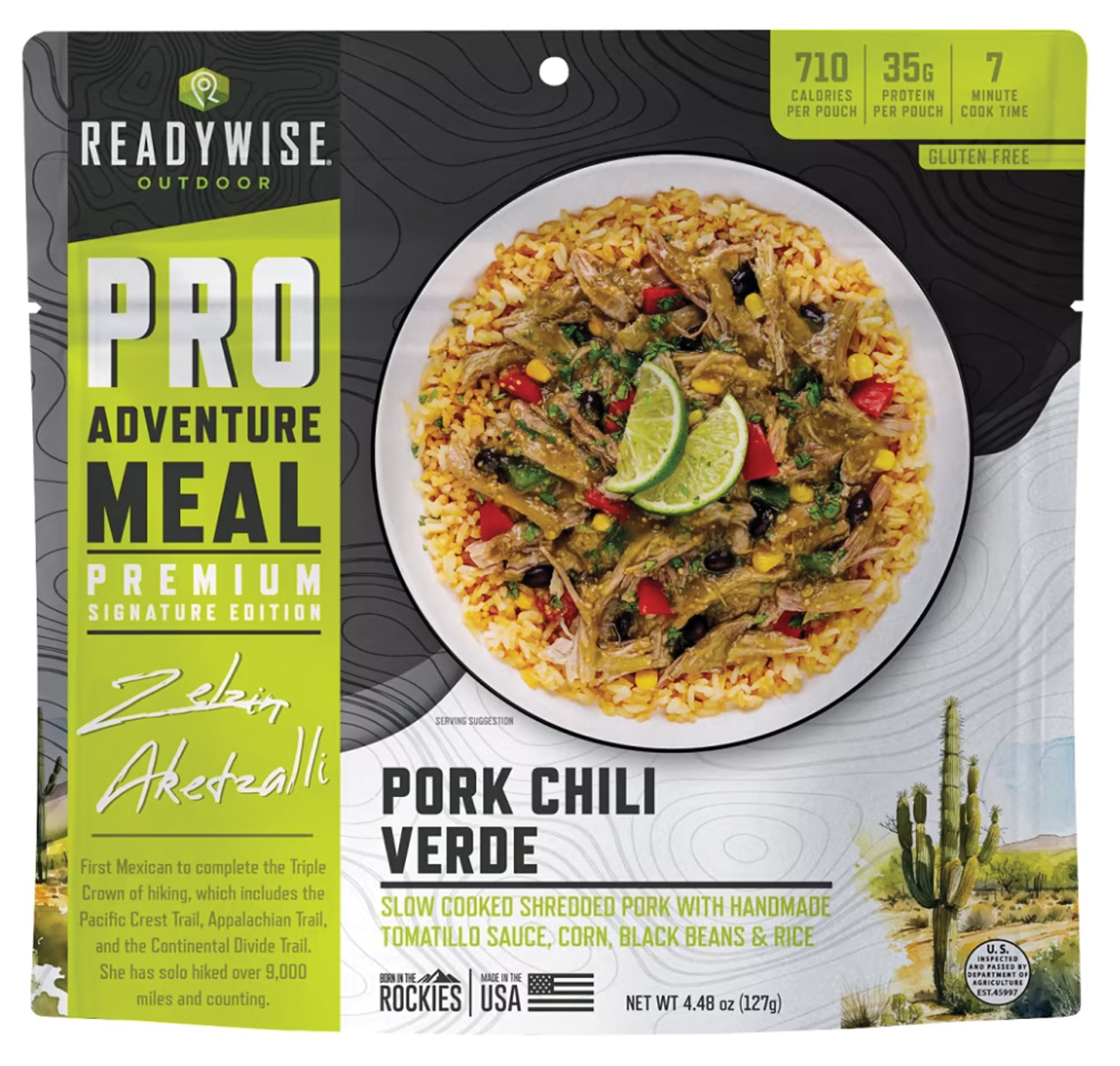 Готовое профессиональное блюдо из свинины с Чили-Верде 4190₽