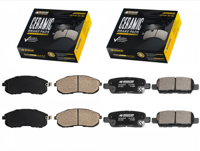 Front & Rear Disc Ceramic Brake Pads for 2002-2012 Nissan Altima 2011-2017 Juke