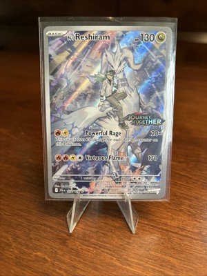 (CODE CARD INCLUDED) N s Reshiram - 167/159 - Journey Together Stamped Holo 