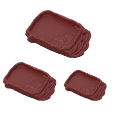 Reptile Water Dish Bearded Dragon Water Dish With Anti-Slip Imitation Nearby