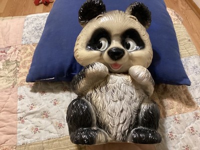 PANDA BEAR BANK, VINTAGE 1972 NEW YORK VINYL HARD PLASTIC, 12