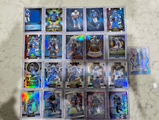 LIONS 20 CARD LOT, JOHNSON, SANDERS,  RC'S, PARALLEL PRIZM, #'D, VETS, AUTO