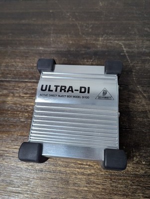 Behringer Ultra-DI DI100 1-channel Active Microphone / Instrument Direct Box