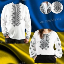 Traditional Ukrainian embroidered shirt, blouse Vyshyvanka S,M,L,XL,2XL,3XL,4XL