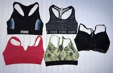 Lot Of 5 Victoria's Secret VSX Sports Bras Sz Small
